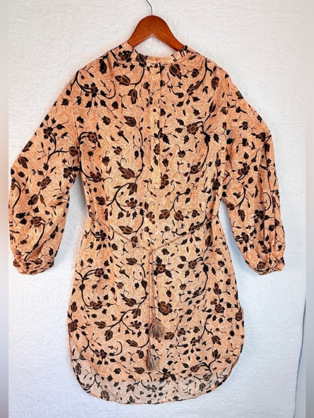 Ulla Johnson Agadir Coverup Dress Hi Low Floral Tunic Size S NWT